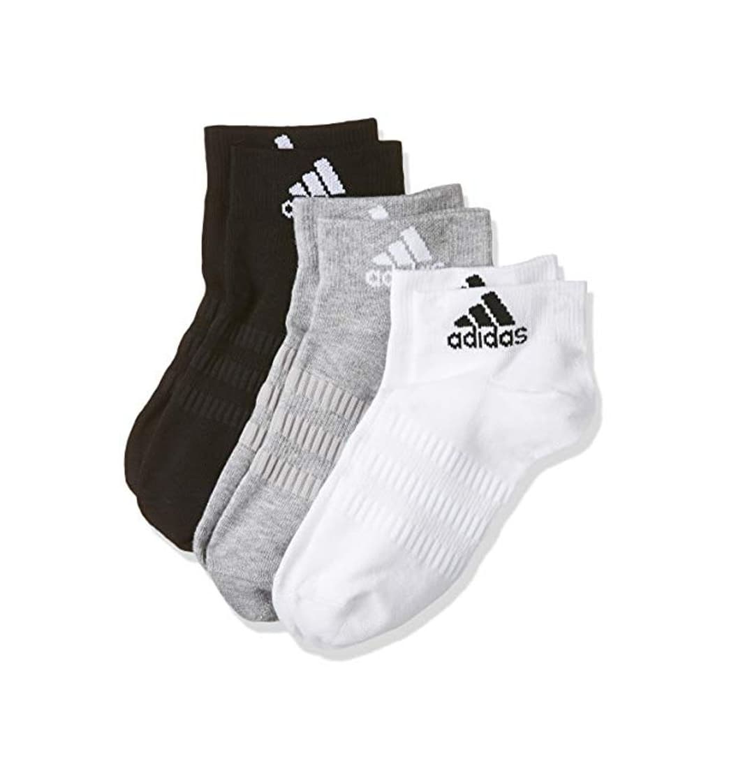 Producto adidas Light ANK 3pp Calcetines, Unisex Adulto, Medium Grey Heather