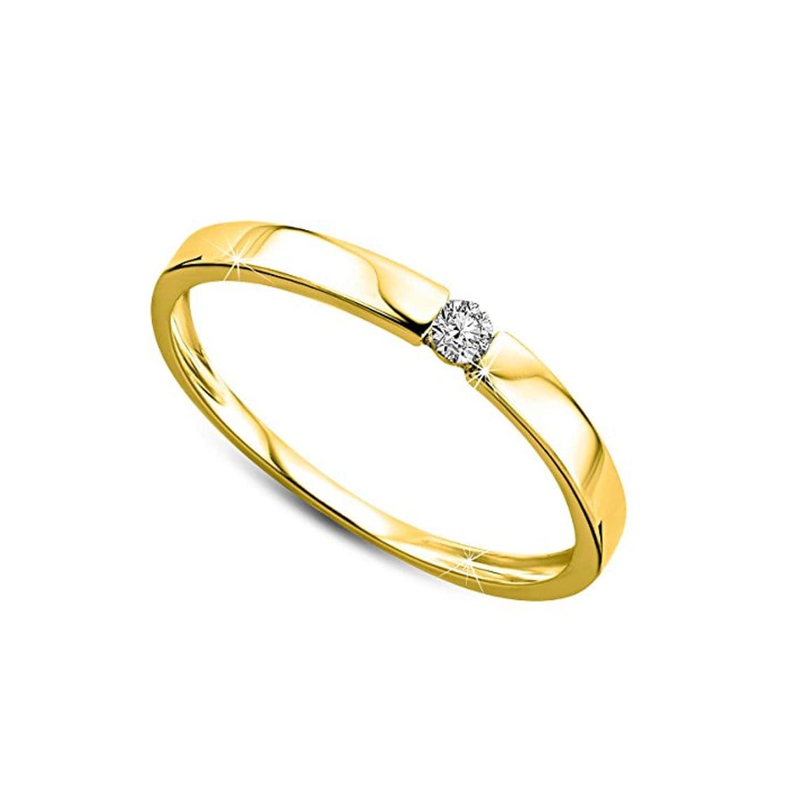 Producto Orovi anillo de mujer solitario 0