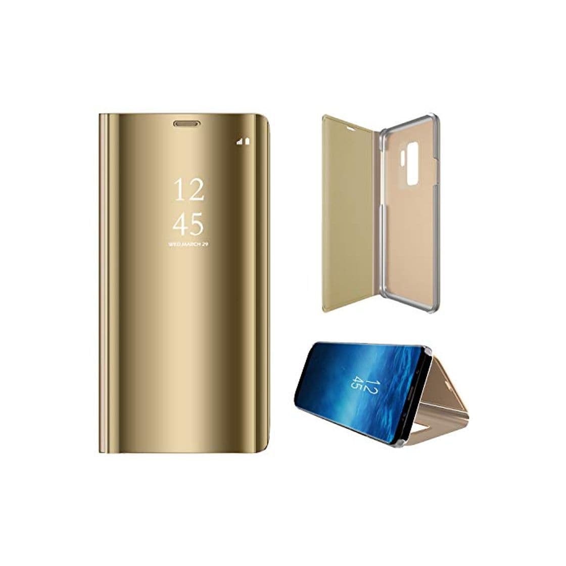 Producto Hexcbay Funda Samsung Galaxy S9, Samsung Galaxy S9 Plus, Elegant Mirror Flip