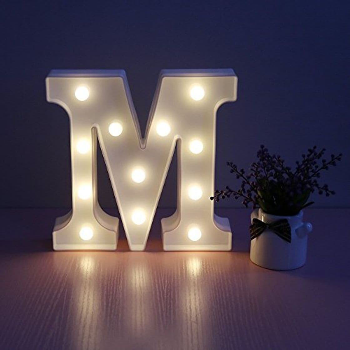 Producto Missley Letras del LED letras blancas del alfabeto LED decorativo para la