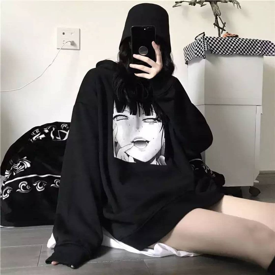 Moda Anime hoodie🖤