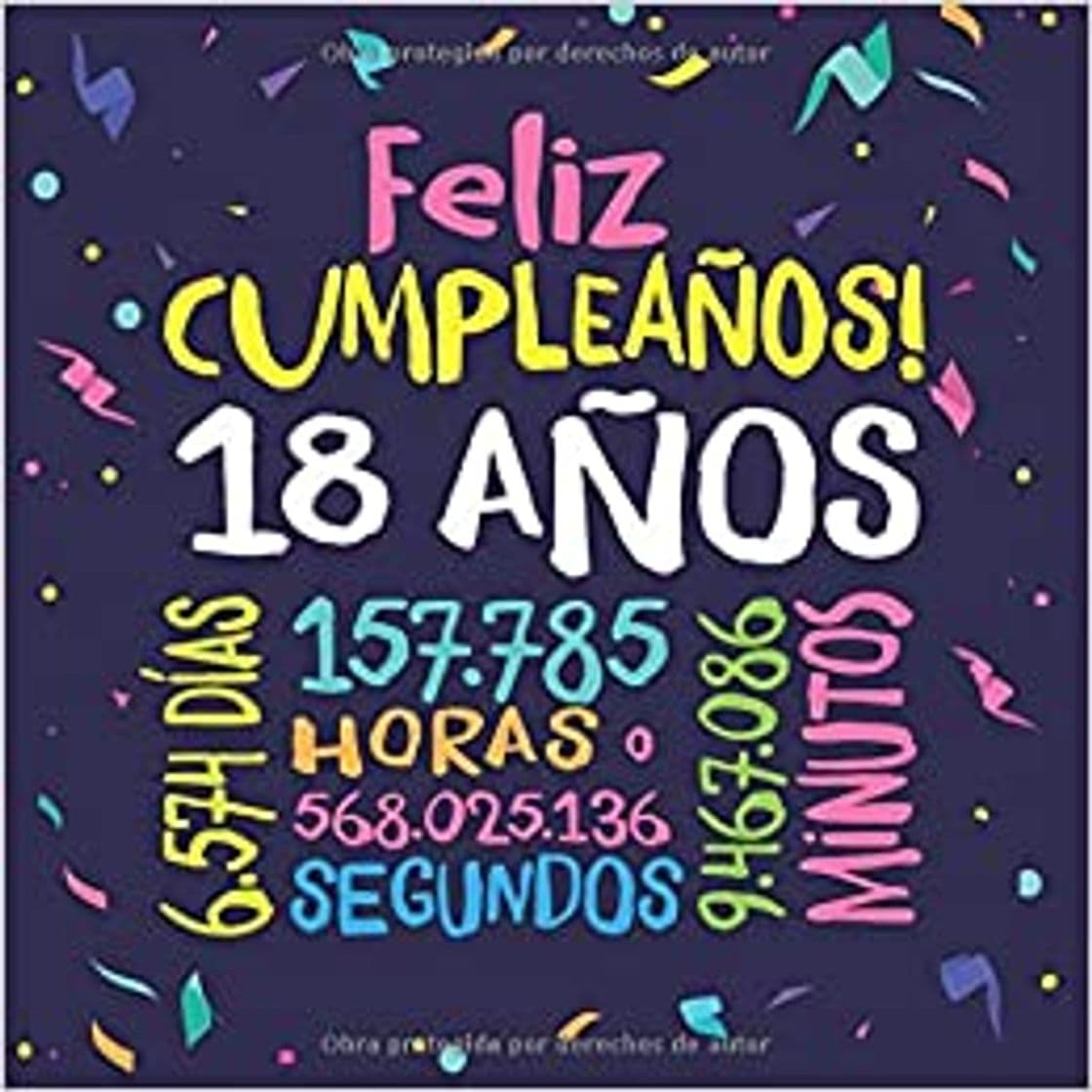 Producto Libro de visitas 18 cumpleaños!