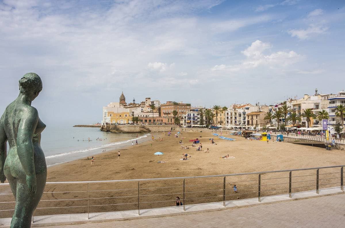 Place Playa De Sant Sebastià, Sitges (Barcelona) 