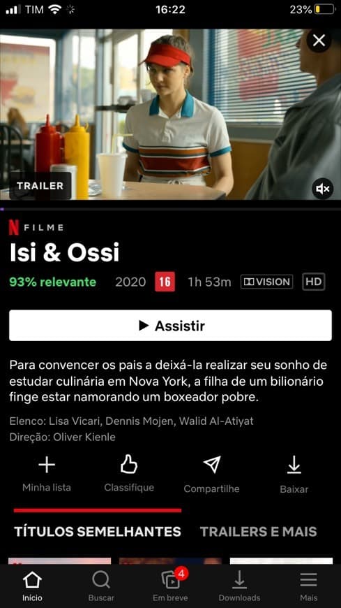 Movie Faça um pipoca, entre no quarto e assista esse filme.