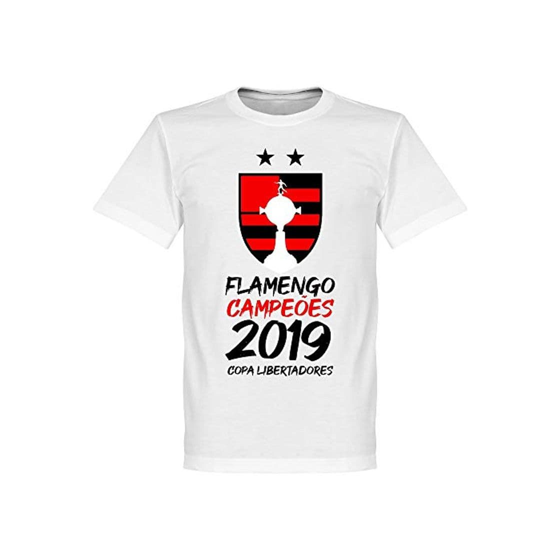 Product Retake Flamengo 2019 Copa Libertadores Champions - Camiseta de Manga Corta