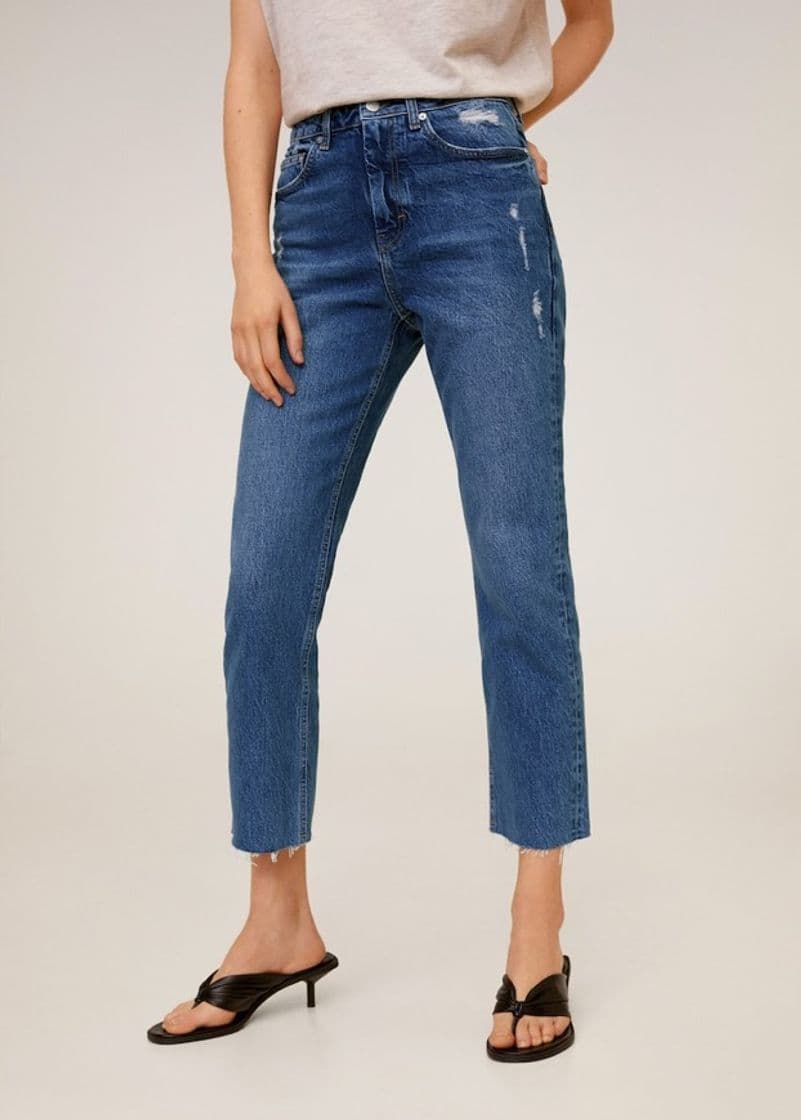 Product Jeans straight cropped - Mulher