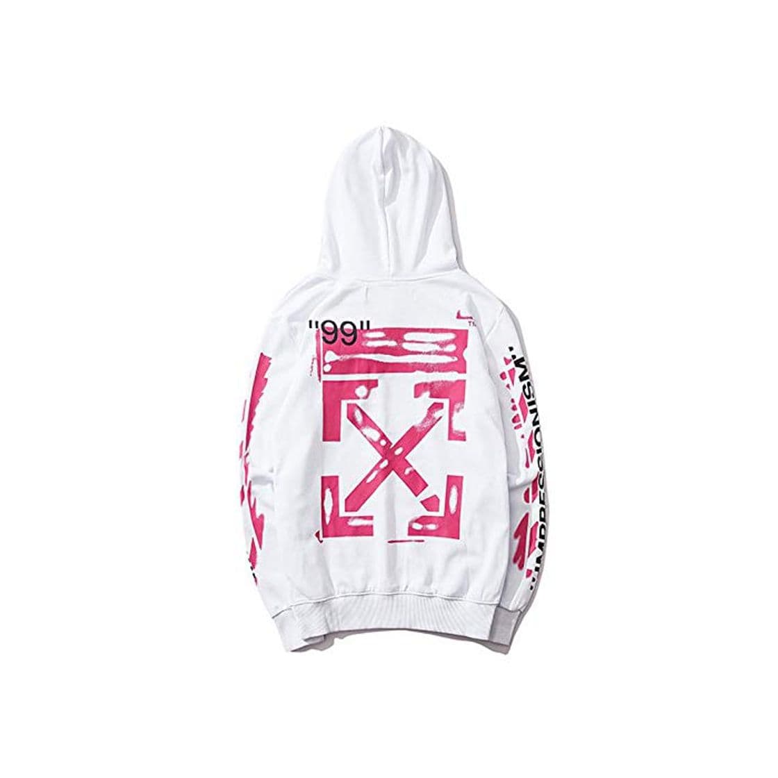 Moda YX Hoodie Off con Capucha Delgada Flecha Doodle Europeo Y Americano De