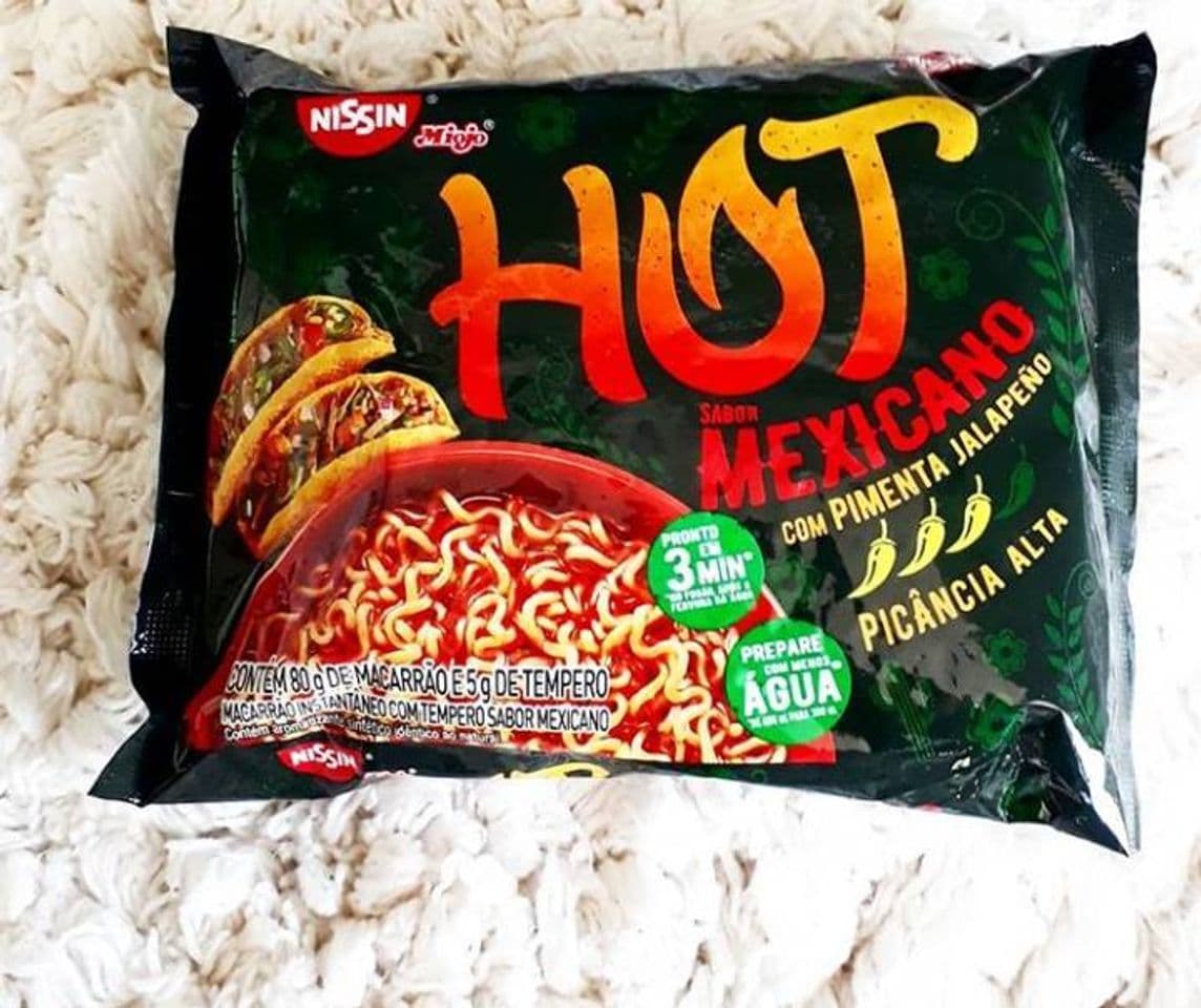 Producto Nissin Miojo Lámen Hot Mexicano