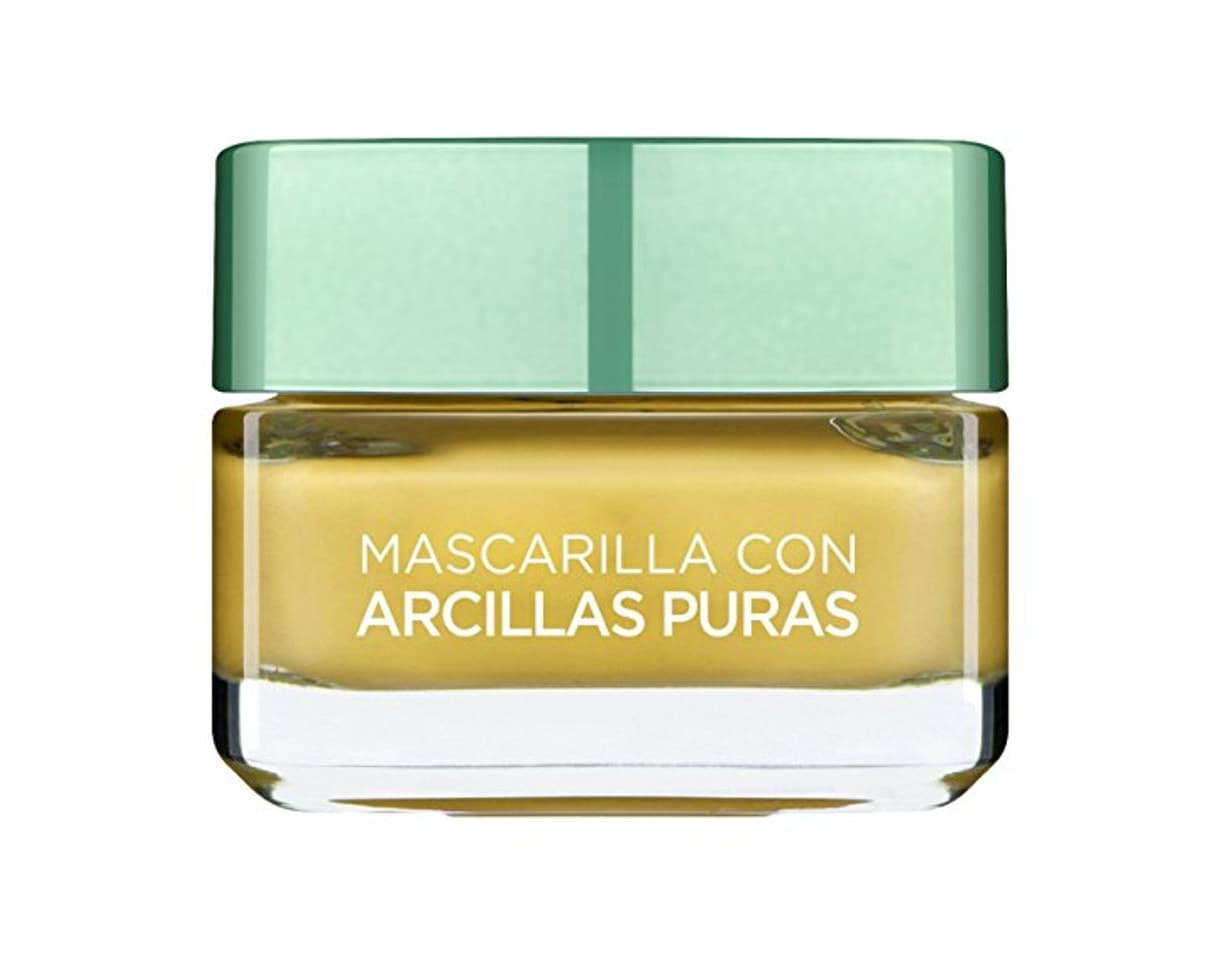 Belleza L'Oréal Paris Mascarilla Facial Iluminadora Arcillas Puras Amarilla