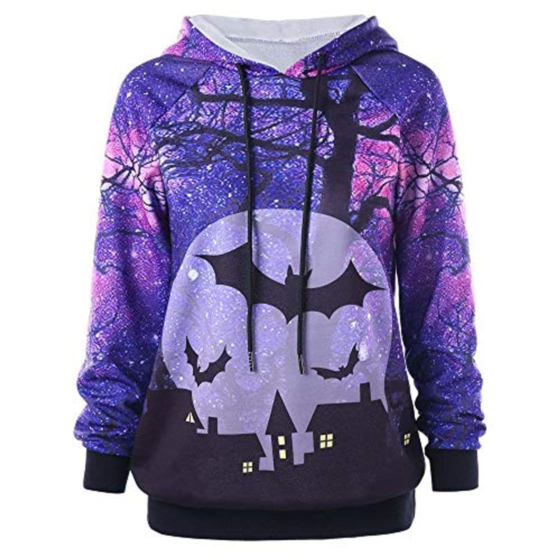 Product ZOELOVE Disfraz de Halloween Unisexo Sudadera con Capucha Tumblr Sudaderas Impresión de