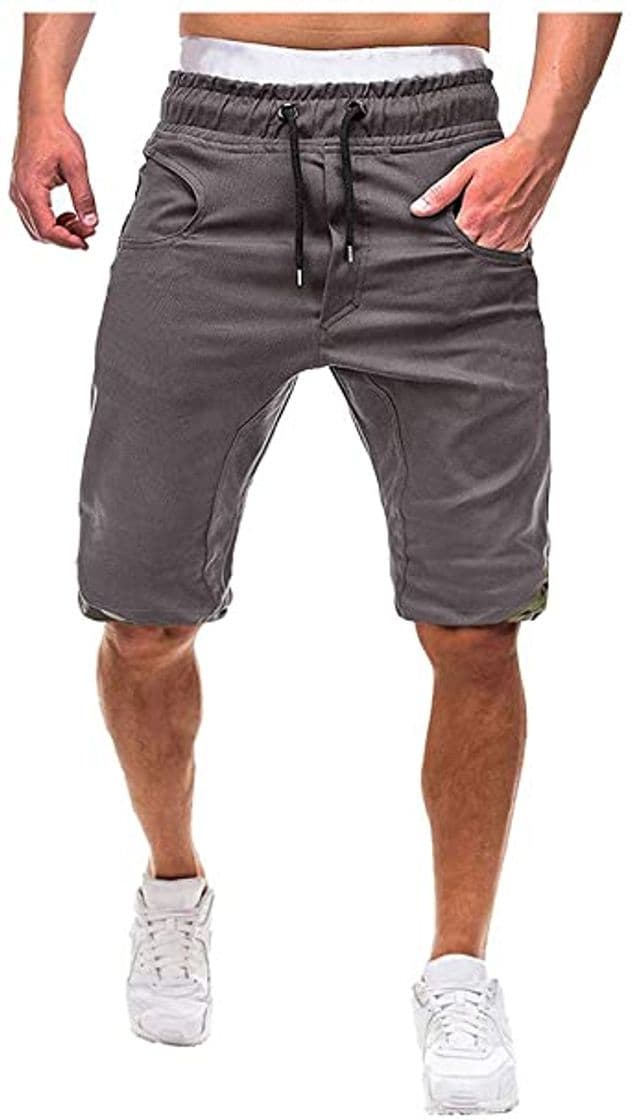 Producto Pantalones Cortos para Hombre Verano Cargo Shorts Bermuda Deporte Short Pantalón Sweatpant