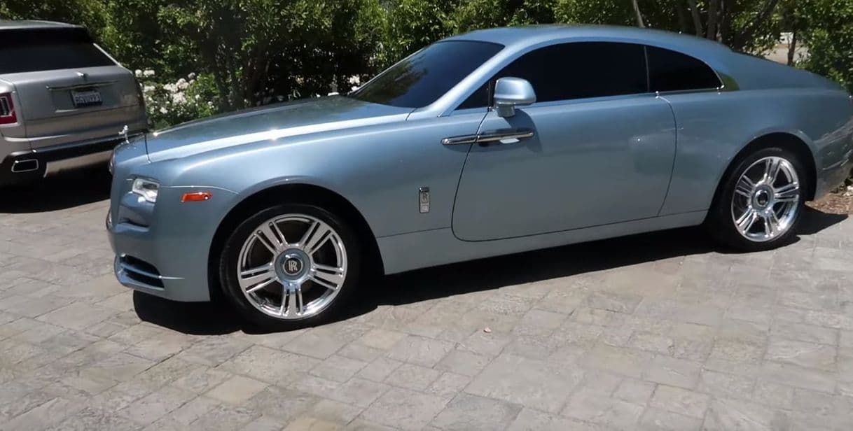 Fashion Ice Blue Rolls Royce 