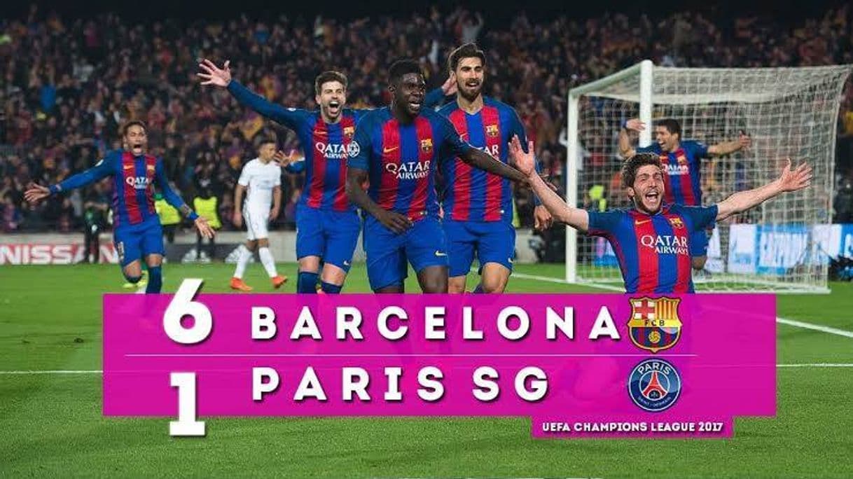 Moda Barcelona 6x1 PSG