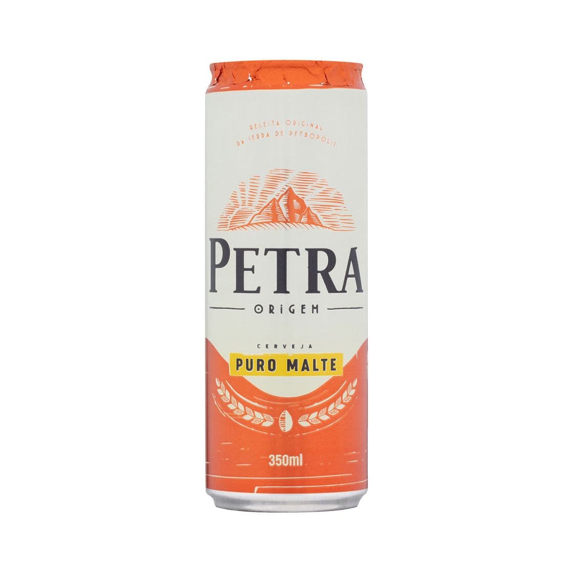 Fashion Cerveja American Lager Puro Malte Petra Origem Lata 350ml ...