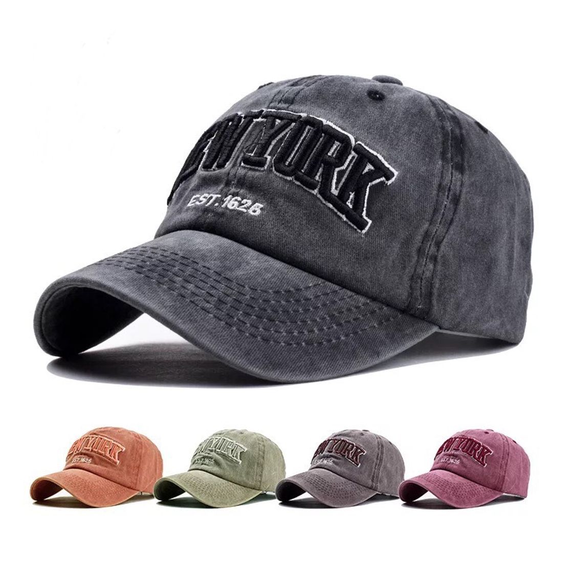 Producto Washed Cotton Embroidered Baseball Cap