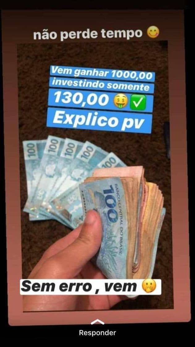 Fashion Vem ganhar R$1040,00 investindo 130,00 sem erro!!!!