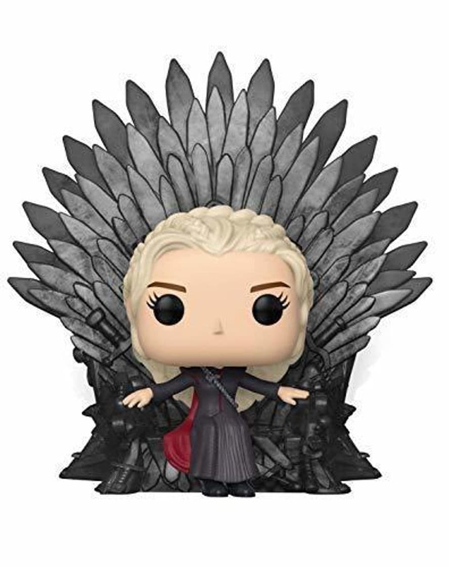 Game Funko- Pop Deluxe: Game of S10: Daenerys Sitting on Throne Figura Coleccionable,