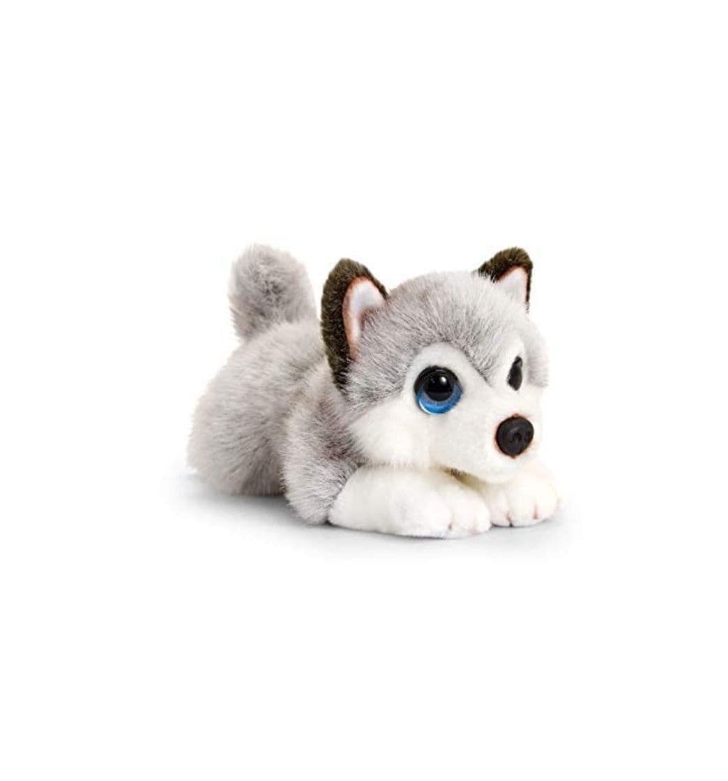 Product Keel Toys- Juguete de Peluche con diseño de Perro Husky, Color Gris,