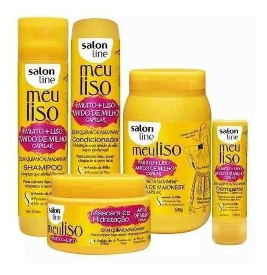 Moda Máscara Meu Liso Muito+Liso Amido de Milho Salon Line