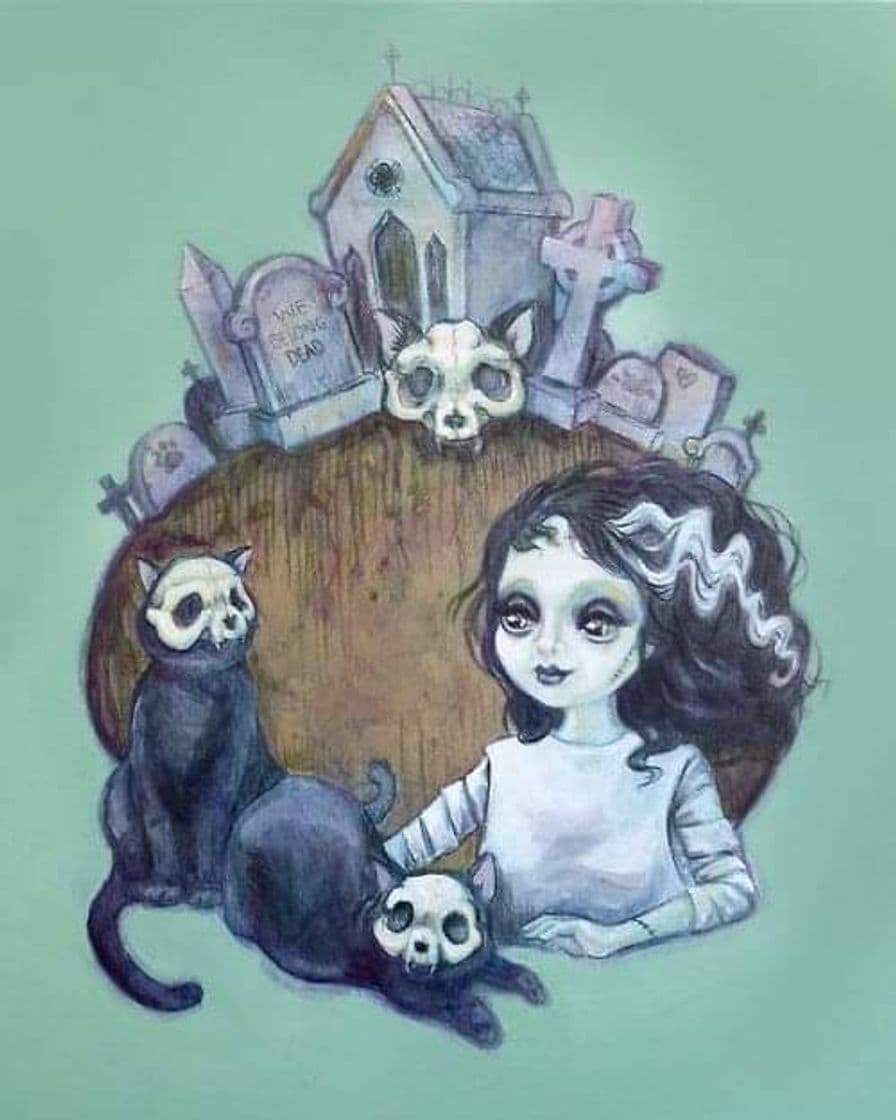 Moda Madame Macabre - Ilustración de Eerie Nyx. | Facebook