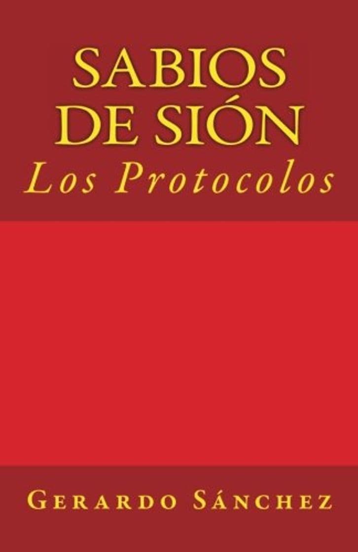 Libro Sabios de Sion