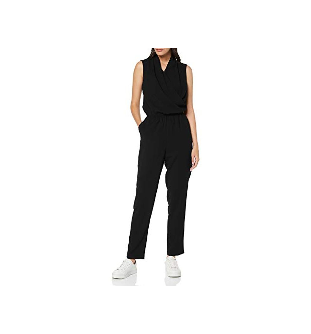 Producto Marca Amazon - MERAKI Mono sin Mangas Mujer, Negro