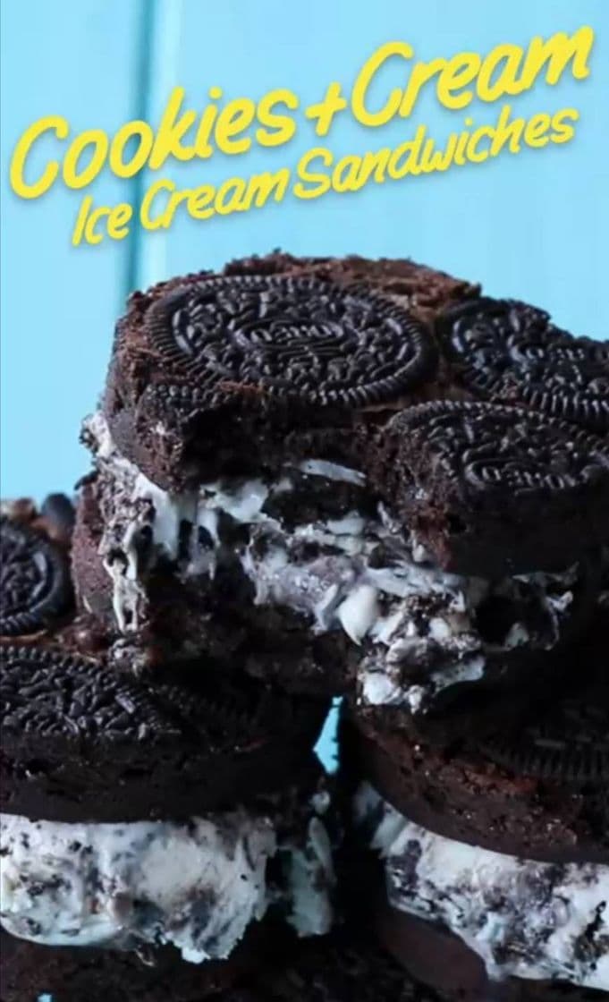 Fashion Oreo Brownie Ice Cream Sandwich 