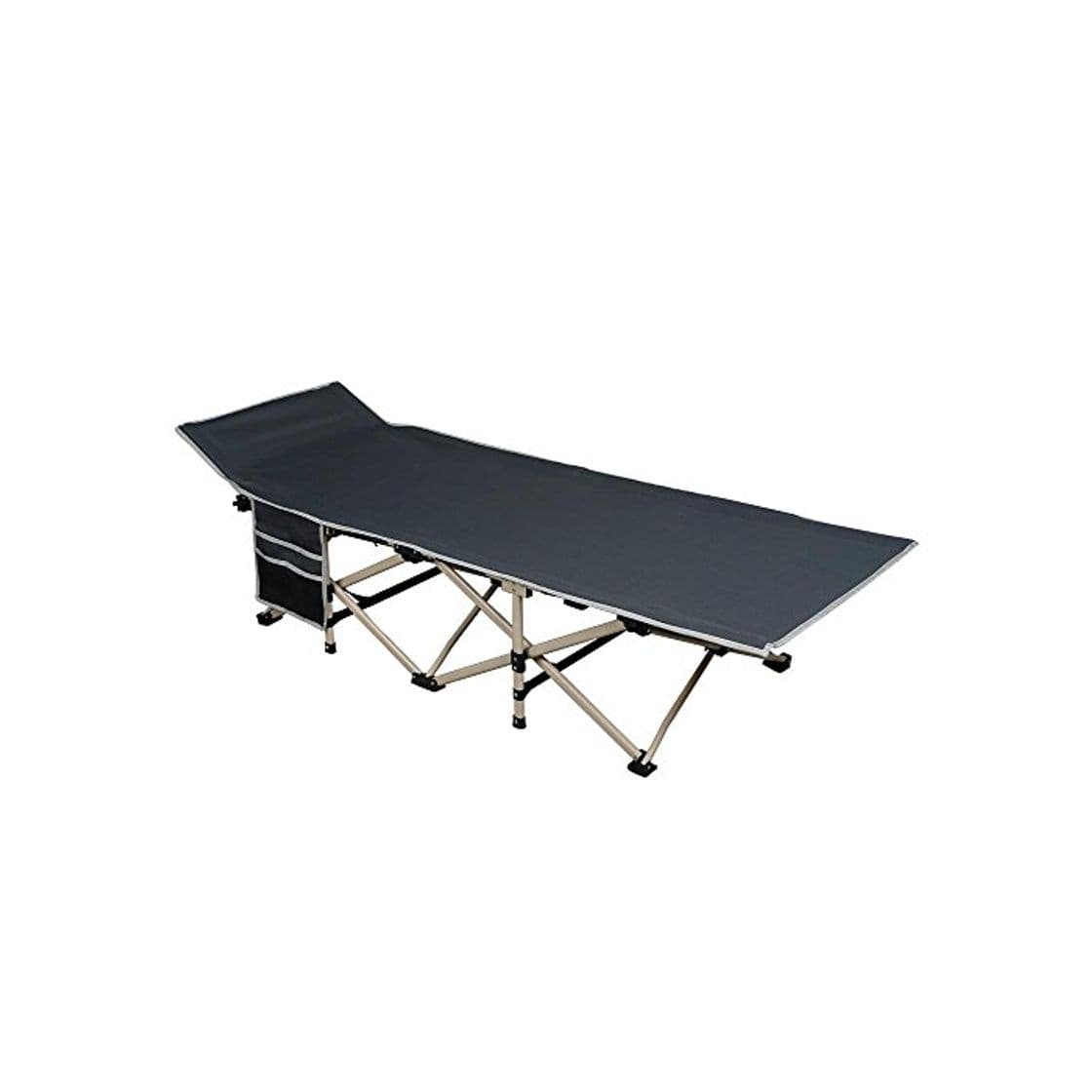 Product Yaheetech Cama Plegable de Camping Cama Campamento MAX Carga 150 Kg con Bolsa de Transporte