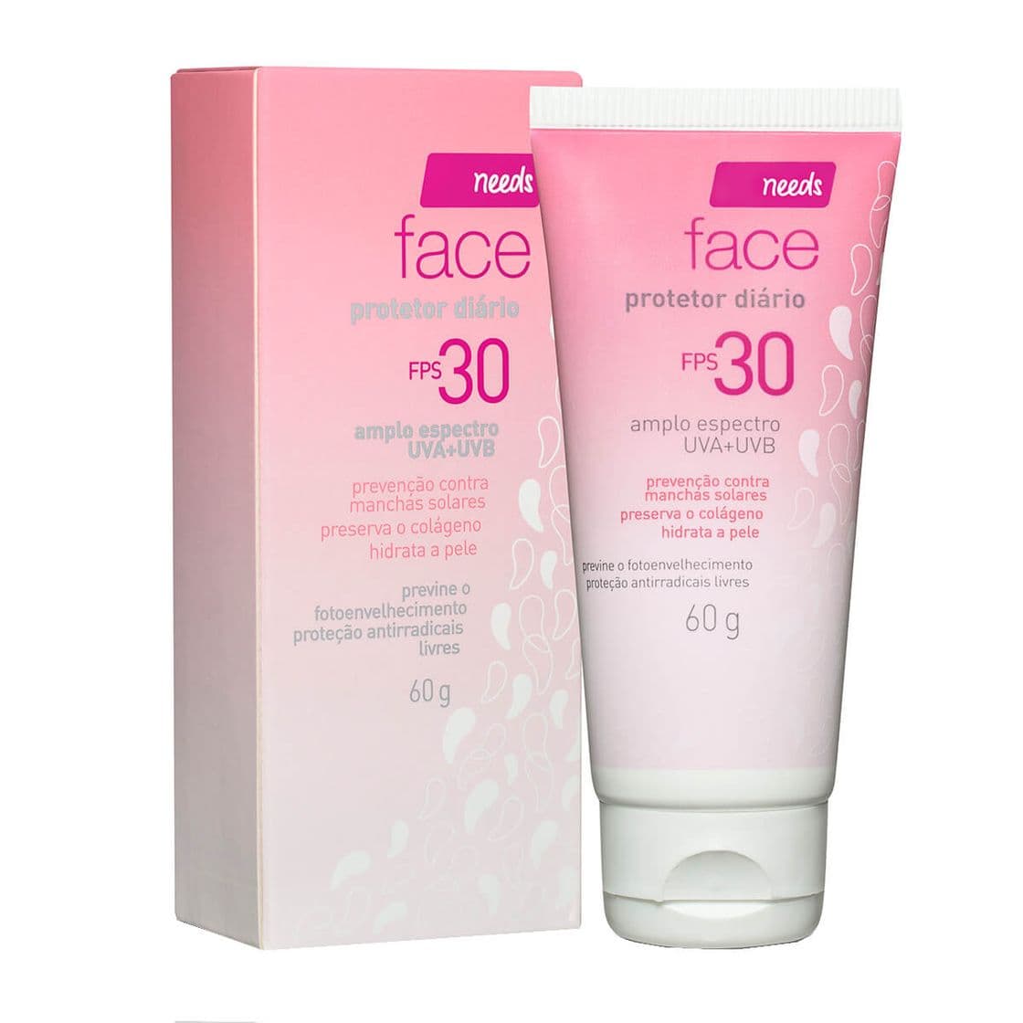 Moda Protetor Solar Facial Needs Diário FPS30 60g 