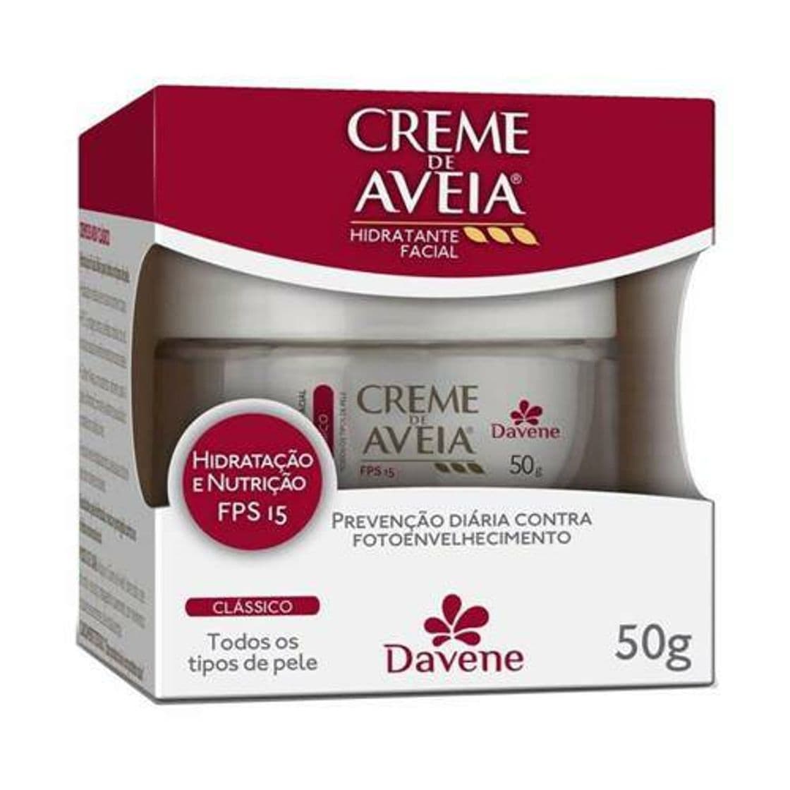 Producto Davene Creme De Aveia Fps15 Clássico 50g