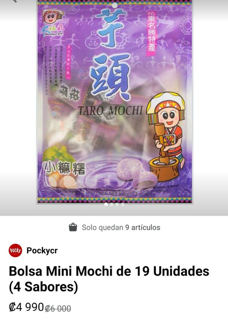 Producto Mini-mochi