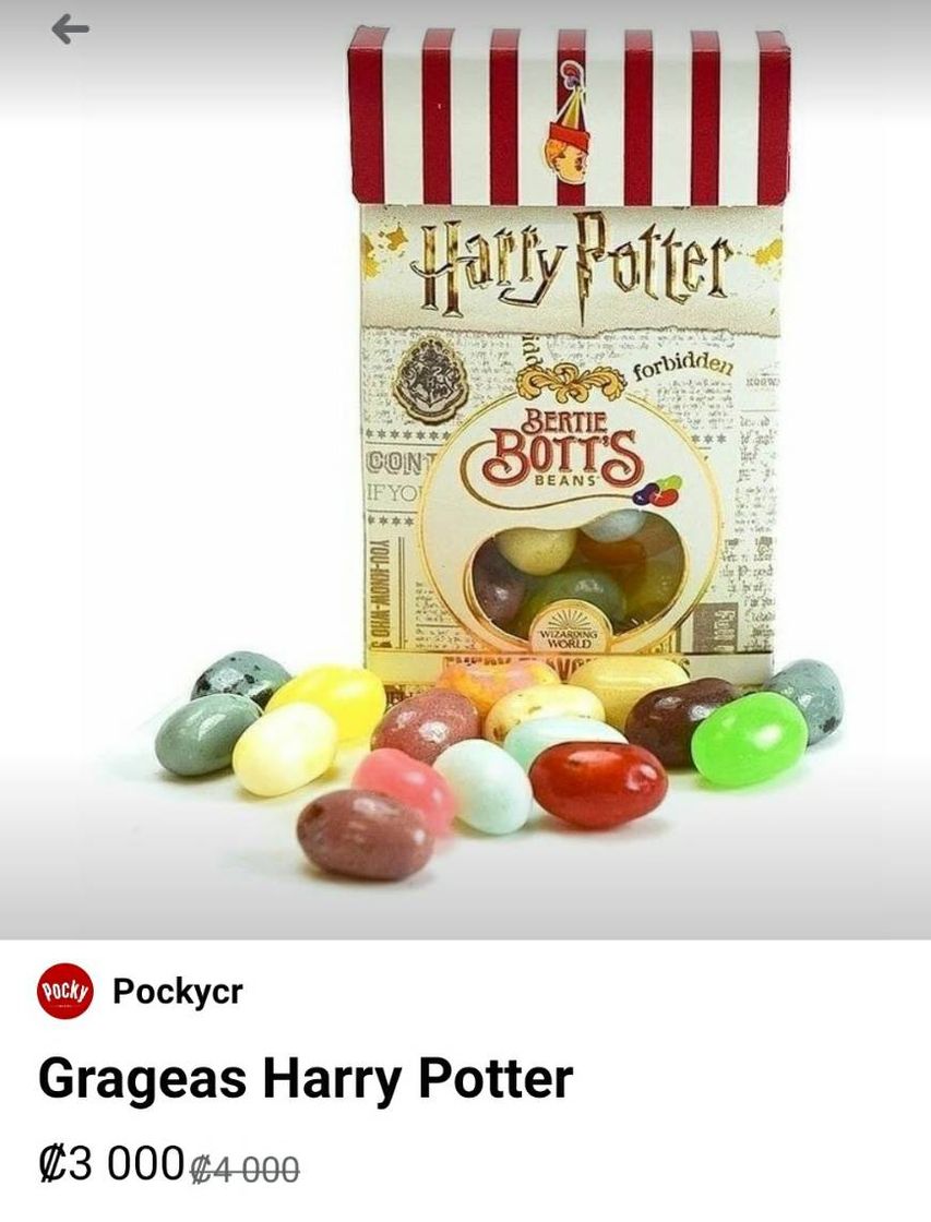 Producto Grageas Harry Potter 