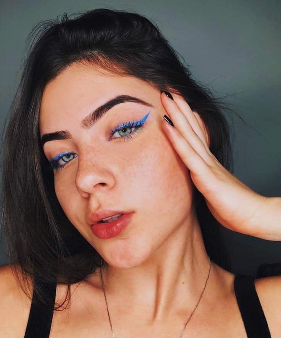 Moda Delineado azul💙