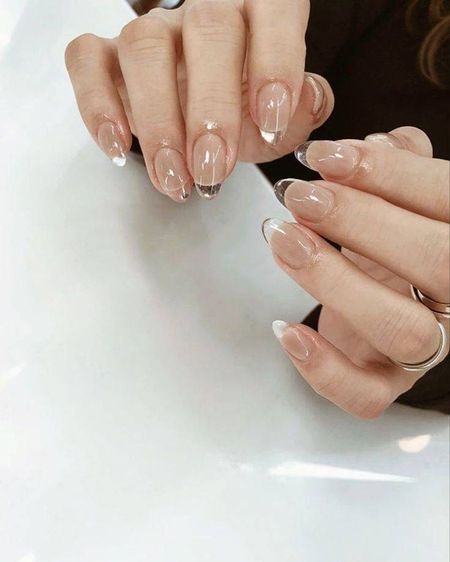 Fashion Unhas Transparente