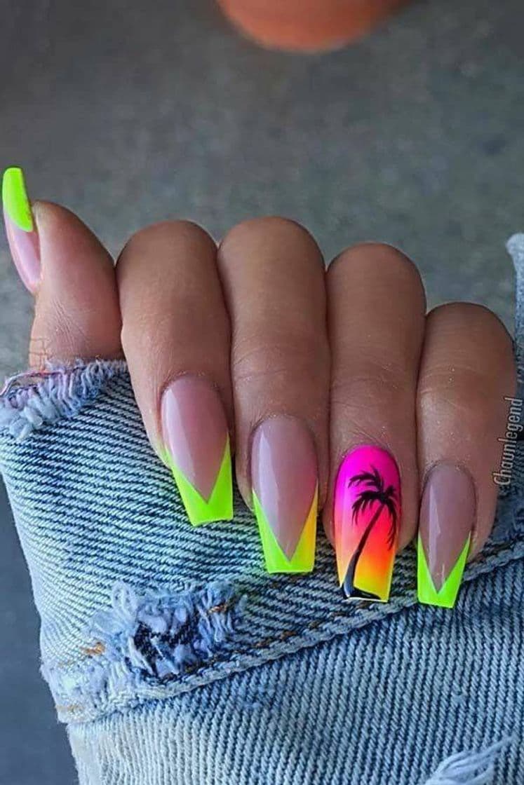 Fashion Unhas Neon