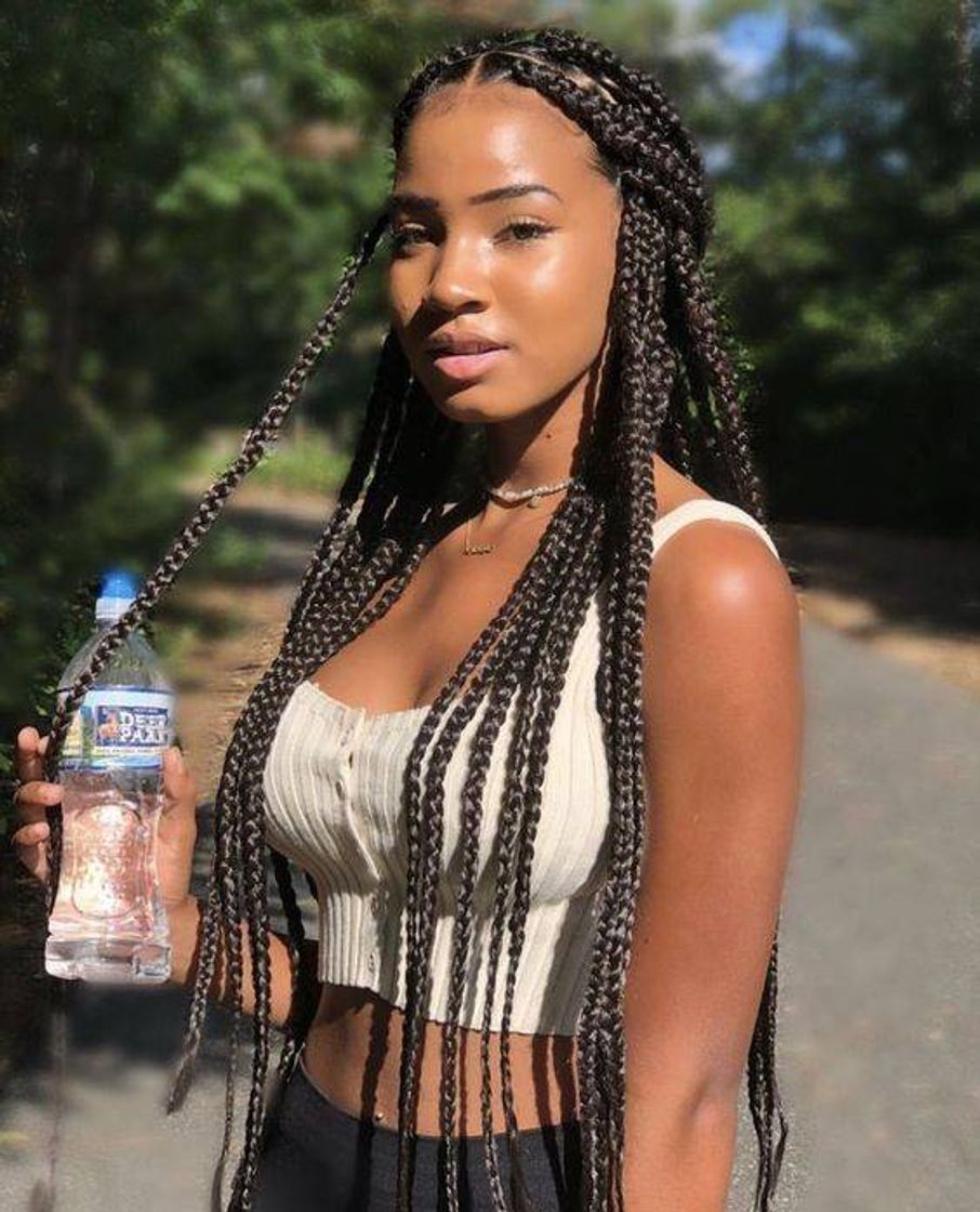 Fashion Tranças box braids Comprido 