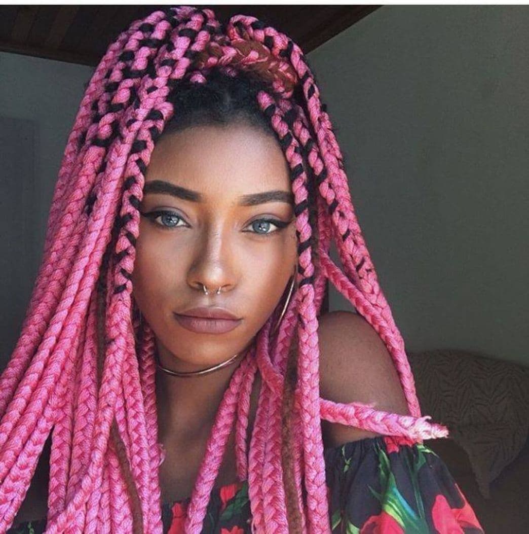 Fashion Trança Box Braids Rosa