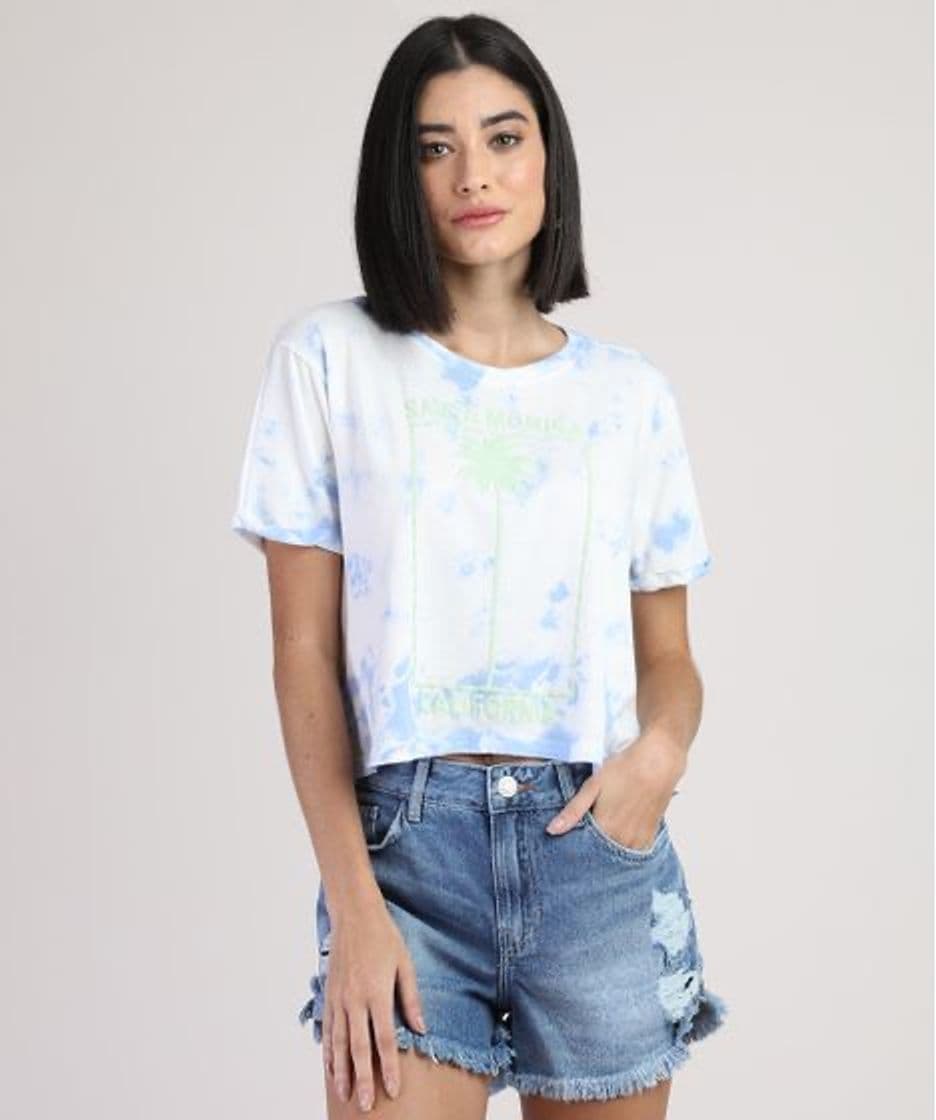 Moda Blusinha Tendência Tie Dye C&A