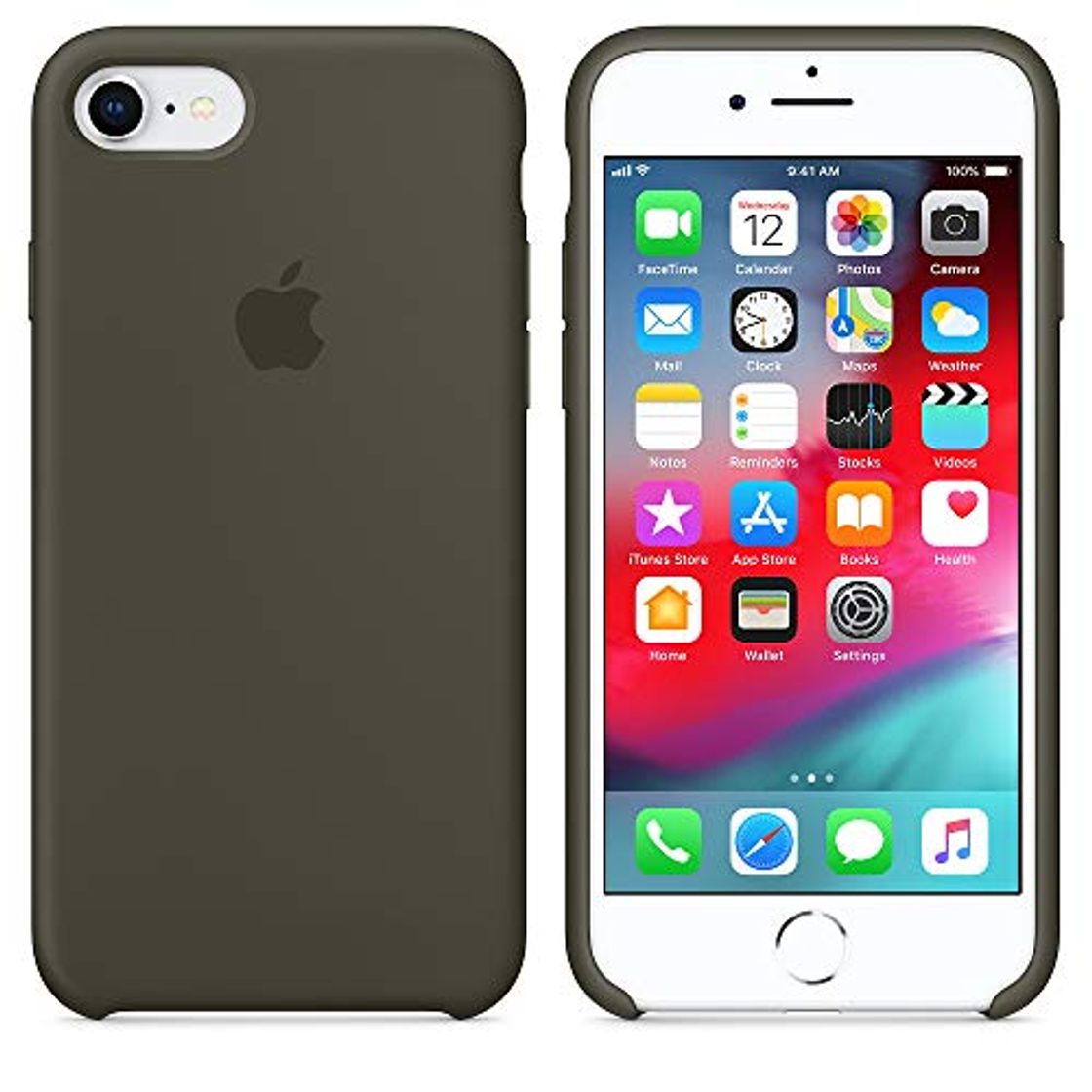 Producto Funda para iPhone 7/8 Carcasa Silicona Suave Colores del Caramelo con Superfino