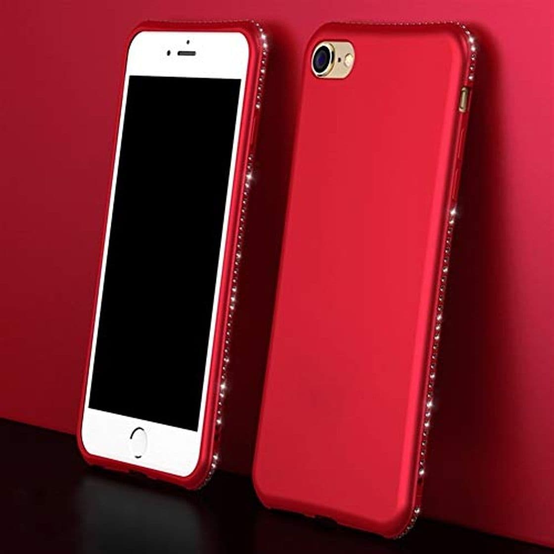 Product RUNEEE Rhinestone Caso for Coque iPhone 6 7 8 Plus 6s Cubierta