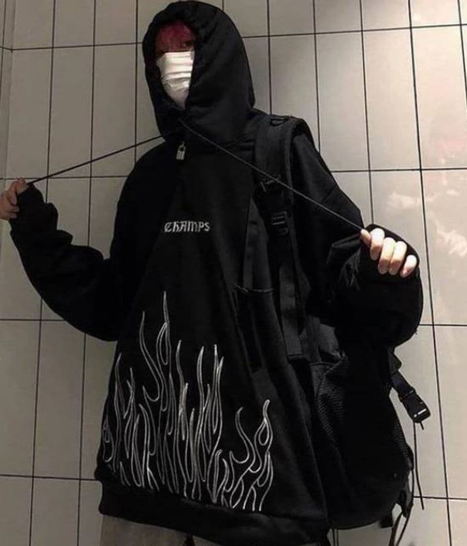 Fashion UP IN FLAMES HARAJUKU HOODIE

