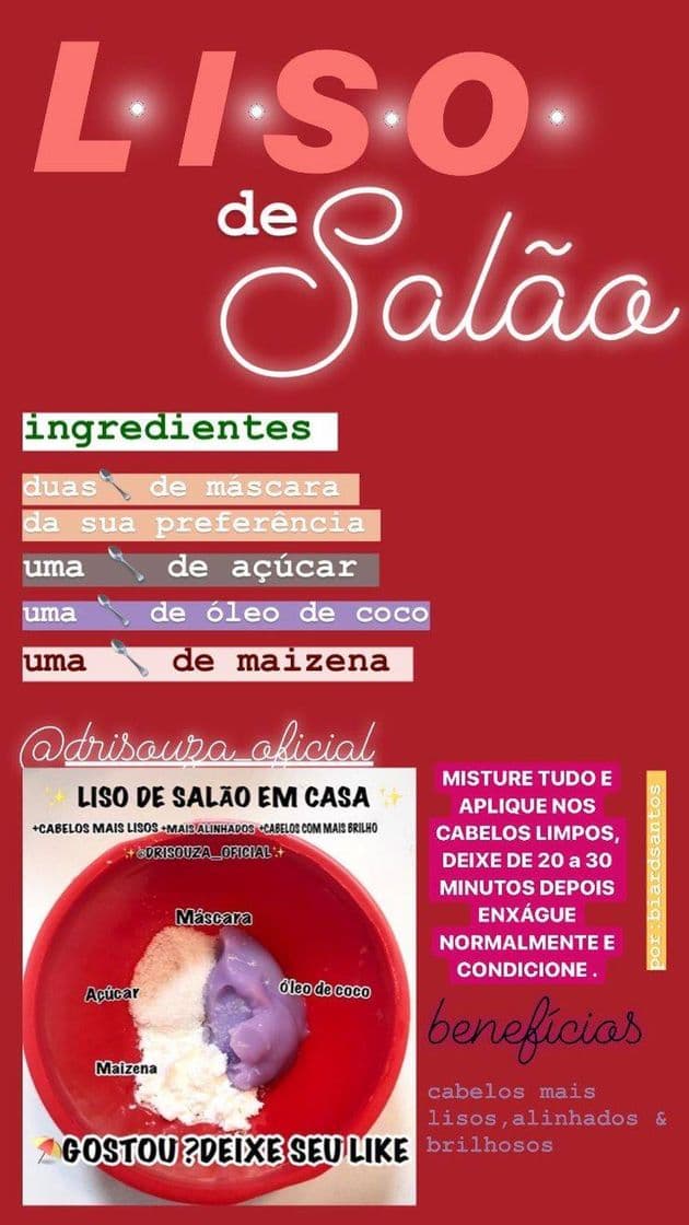 Fashion Receitas caseiras pro cabelo💆🏻‍♀️