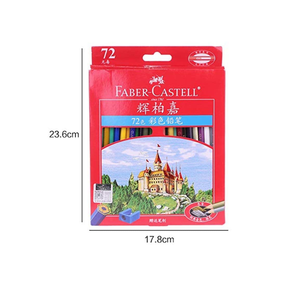 Producto qingqingR 36-72 Piezas Faber Castell lápices de Colores Lapis De Cor Professionals