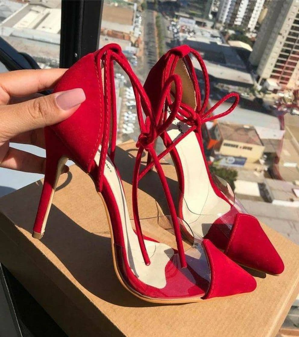 Fashion Scarpin Vermelho Alto - Compre Online | Zattini