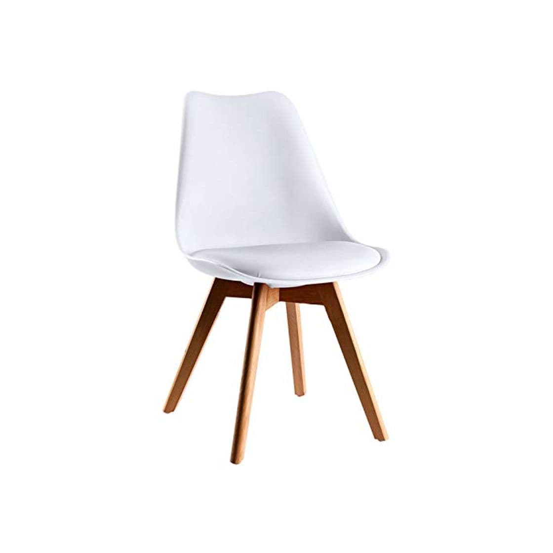 Elemento de la categoría hogar Silla Nórdica - Silla escandinava One Blanca - silla nordic scandi inspirada