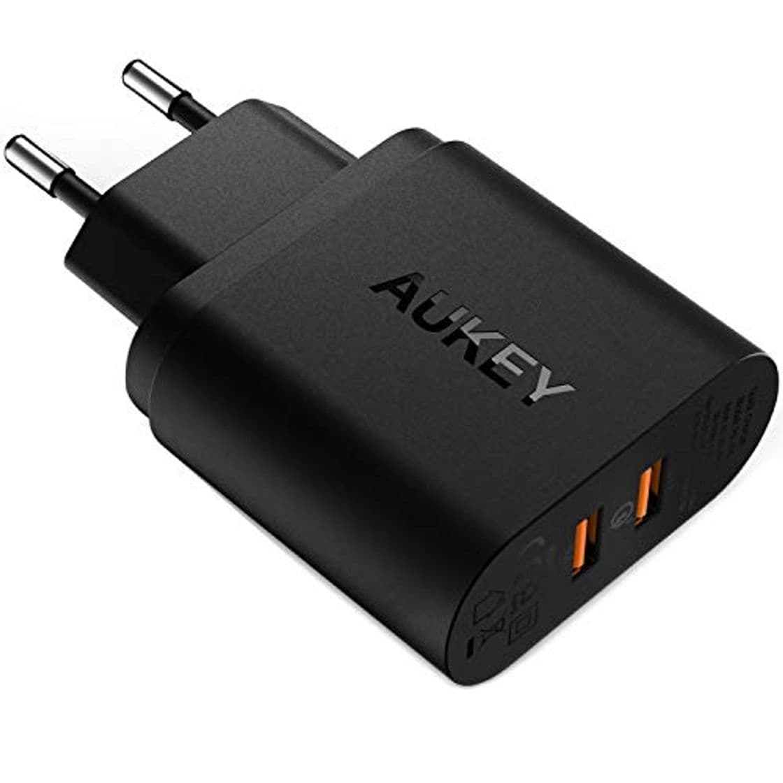 Electrónica AUKEY Quick Charge 3.0 Cargador de Pared 39W Dual Puerto Cargador Móvil