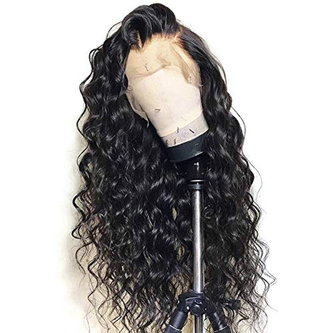 Product Cosswigs Loose Wave 360 Wig with Baby Hair Glueless Brazilian Remy Human Hair Wigs for Black Women 130 Density 360 Lace Frontal Wig Natural Color 18inches