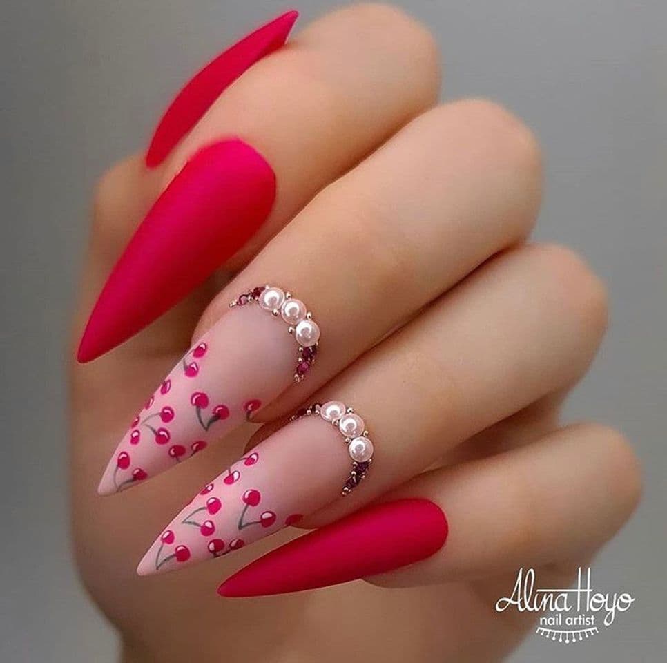 Fashion Cherry nails 🍒