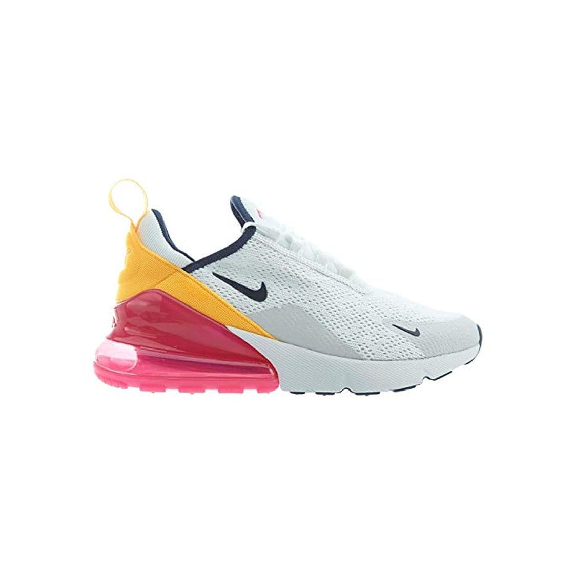 Fashion NIKE Air MAX 270 W Zapatillas Moda Mujeres Blanco/Naranja/Rosa