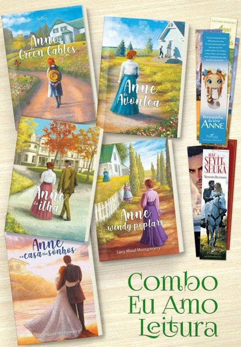 Book Combo Anne 5 livros (1, 2, 3, 4 e 5) - Pedrazul Editora